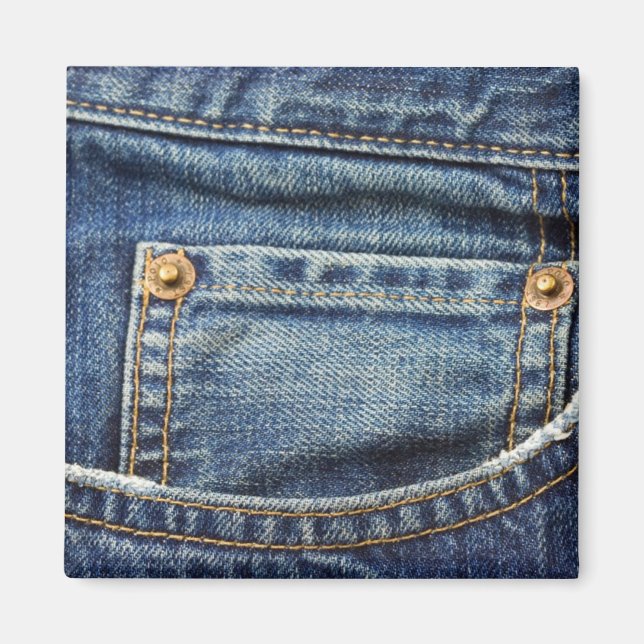 Aimant Denim - Blue Jean Pocket (Devant)