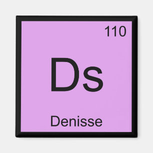 Aimant Denisse Nom Chimie Élément Tableau Périodique