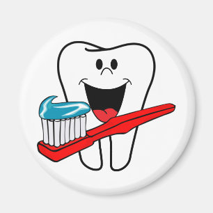 Aimant Dent heureuse