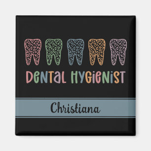 Aimant Dentaire personnalisé Hygiéniste dents Empreintes