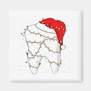 Aimant Dental Noël Dunny Dentiste Vacances