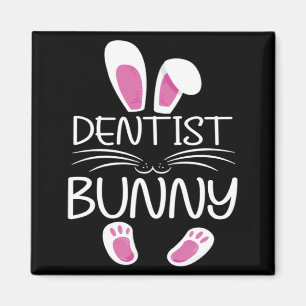 Aimant Dentiste Lapin Famille assortie Artwork de Pâques