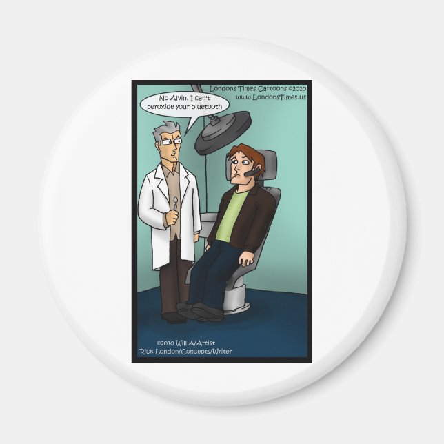 Aimant Dentiste Peroxyde Bluetooth ? Cartes Cadeaux Drôle (Devant)