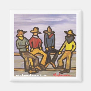 Aimant d'entretien de cowboy