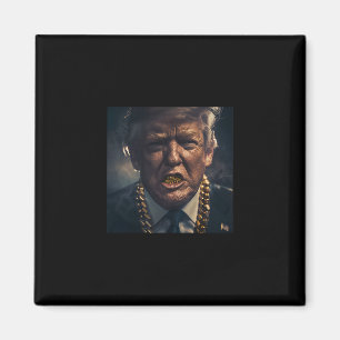 Aimant Dents en or de Donald Trump