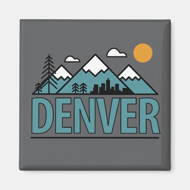 Aimant Denver Colorado (Devant)