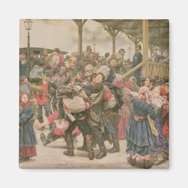 Aimant Départ pour la guerre, 1888 (Devant)