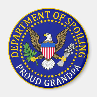 Aimant Département de Spoiling - Fier grand-père