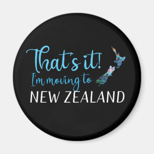 AIMANT DÉPLACEMENT EN NOUVELLE-ZÉLANDE KIWI PAUA