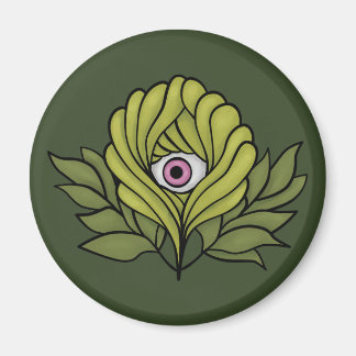 Aimant Déplaisant mignon Plante Printemps vert Imaginaire