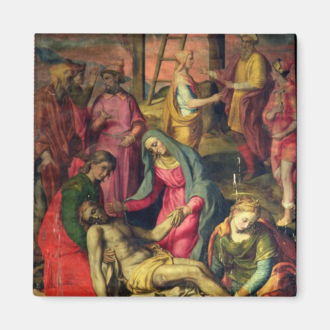 Aimant Déposition de la croix, 1582 (température sur pann (Devant)