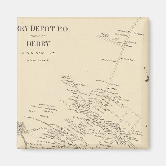 Aimant Dépôt derry PO (Devant)