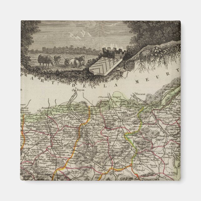 Aimant Dept Des Vosges (Devant)