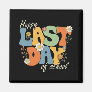 Aimant Dernier Jour D'école Élève Enseignant