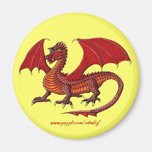 Aimant Dernier modèle d'aimant Dragon (Devant)