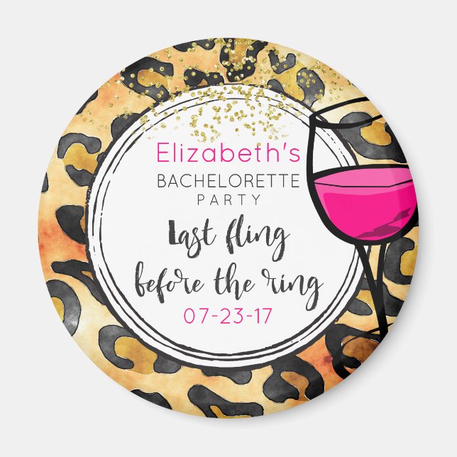 Aimant Dernière aventure avant le mariage de la célibatai (Devant)