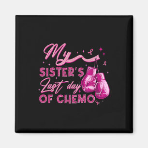 Aimant Dernière journée de Chemo Cancer du Sein Surviv