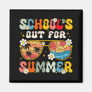 Aimant Dernière journée d'école dehors pour les garçons d