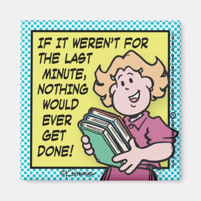 Aimant Dernière minute (Devant)