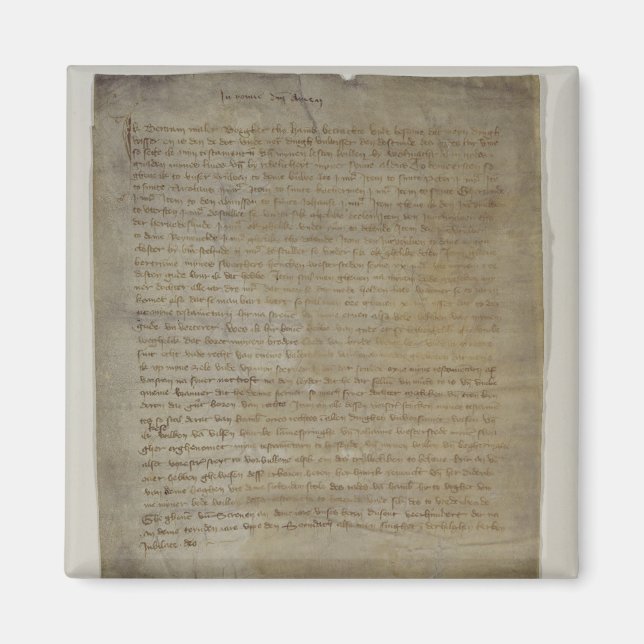 Aimant Dernière volonté et testament de l'artiste (Devant)