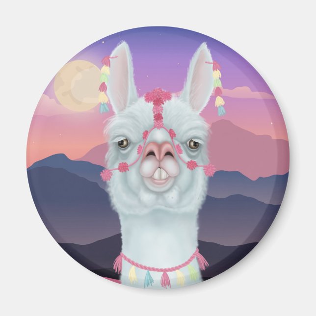 Aimant Derpy Llama (Devant)
