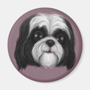 Aimant Derpy Shih Tzu