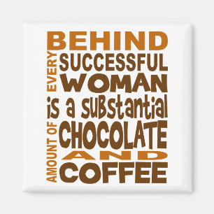 Aimant Derrière chaque femme qui réussit