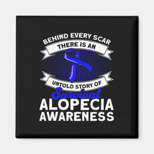 Aimant Derrière Chaque Scar Untold Story Soutien Alopecia