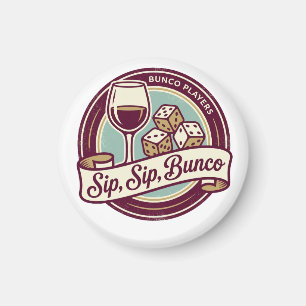 Aimant Dés amusants pour boire du vin Bunco 