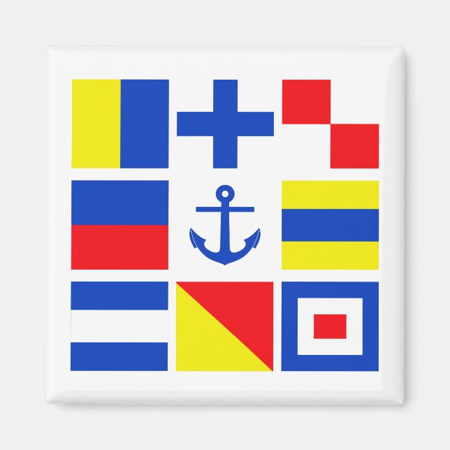 Aimant des drapeaux maritimes (Devant)