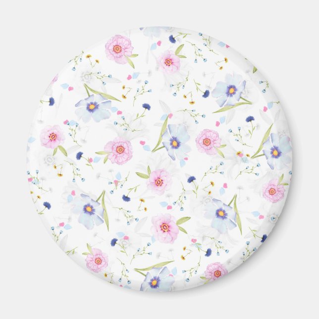 aimant des fleurs de printemps (Devant)