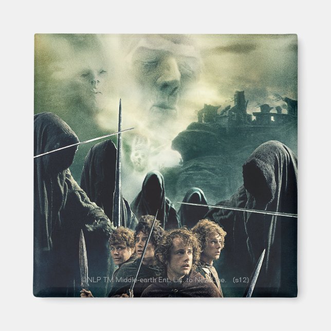 Aimant Des hobbits prêts à la bataille (Devant)