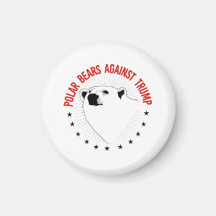 Aimant Des ours polaires contre Trump