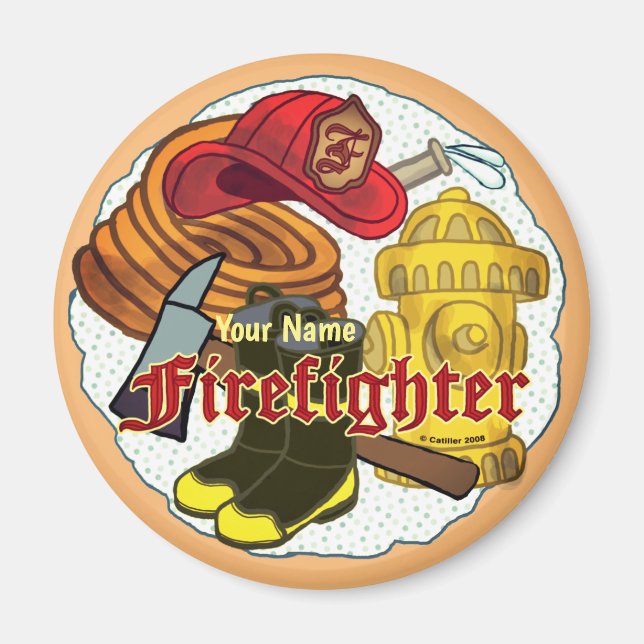 aimant des outils de pompier (Devant)