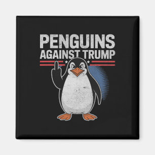 Aimant Des palmes de pingouin contre Trump résistent enco
