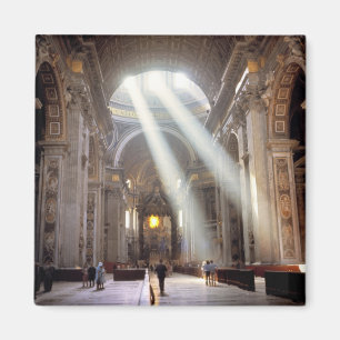 Aimant Des puits de lumière coulent à travers les fenêtre