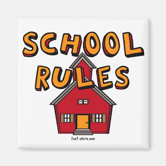 aimant des règles scolaires (Devant)