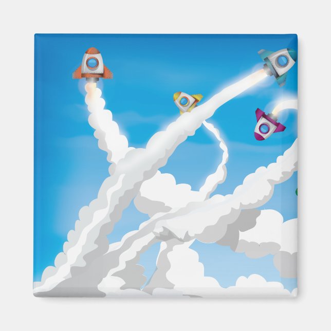 Aimant Des roquettes ! (Devant)