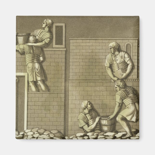 Aimant Des soldats romains construisent un fort, plaque 2 (Devant)