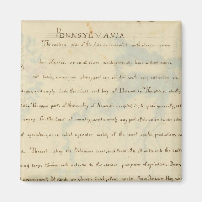 Aimant Description du Delaware (Devant)