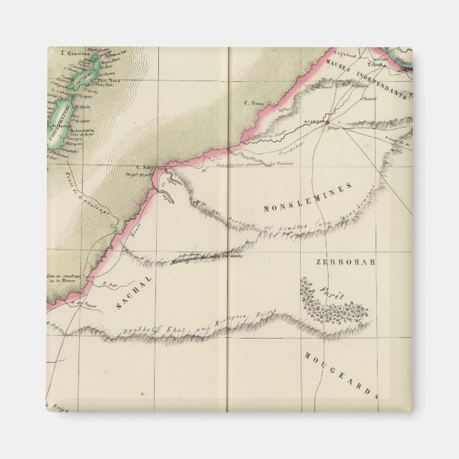 Aimant Désert du Sahara, Afrique 6 (Devant)
