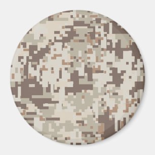 Aimant Desert Style Digital Camouflage Beige Decor