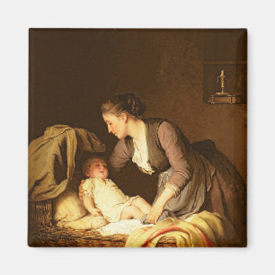 Aimant Déshabiller le bébé, 1880