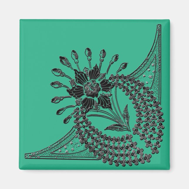 Aimant design Art Nouveau (Devant)