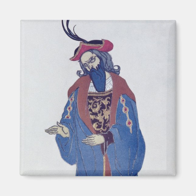 Aimant Design de costume pour Barbe Bleue, de Beaut à Dor (Devant)