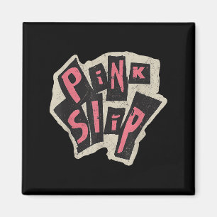 Aimant Design de la typographie de Grunge en rose