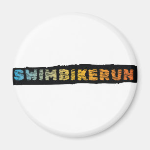 Aimant Design de triathlon