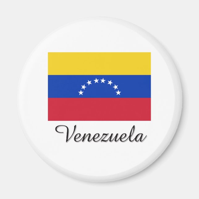 Aimant Design du drapeau du Venezuela (Devant)