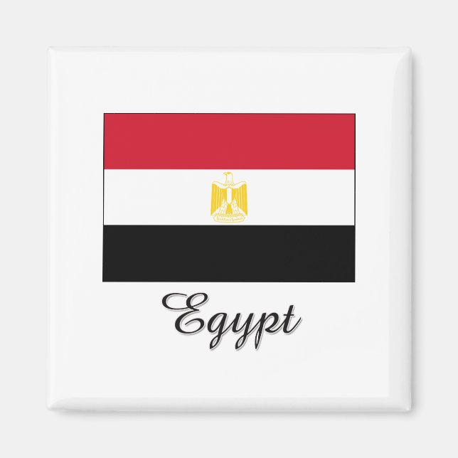 Aimant Design du drapeau égyptien (Devant)