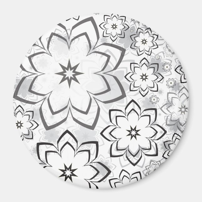 Aimant Design floral 11 (Devant)